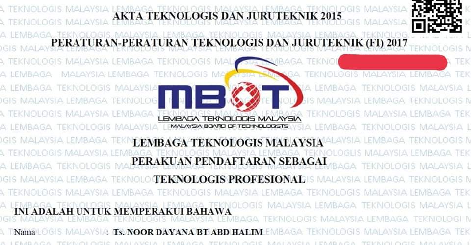 Malaysia Board Of Technologsts Assoc Prof Ts Dr Noor Dayana Abd Halim