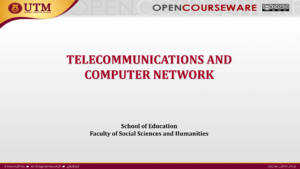 Telecommunications and Computer Network (SPPP1032)