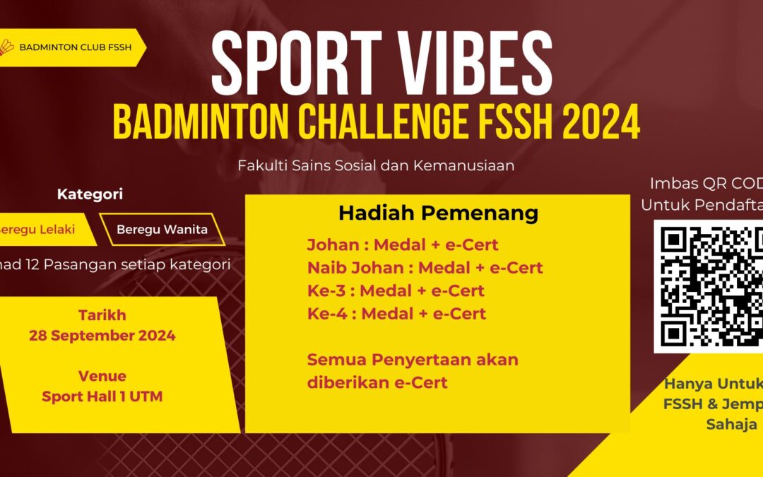 Pertandingan Badminton FSSH 2024