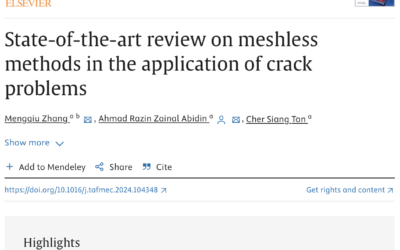 State-of-the-art review on meshless methods in the application of crack problemsState