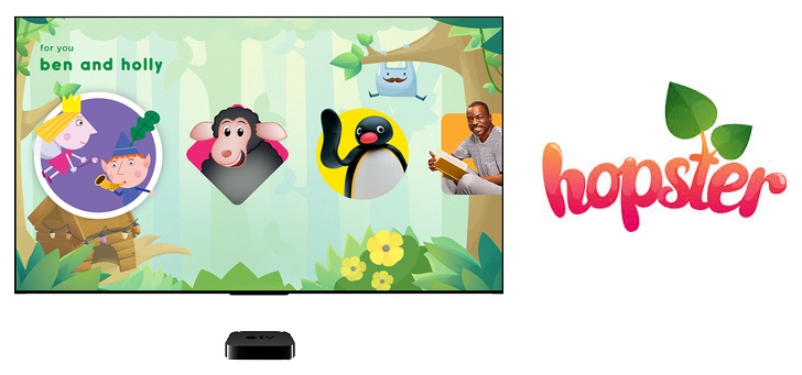 Apple TV Search Now Supports Kids App Hopster in United States