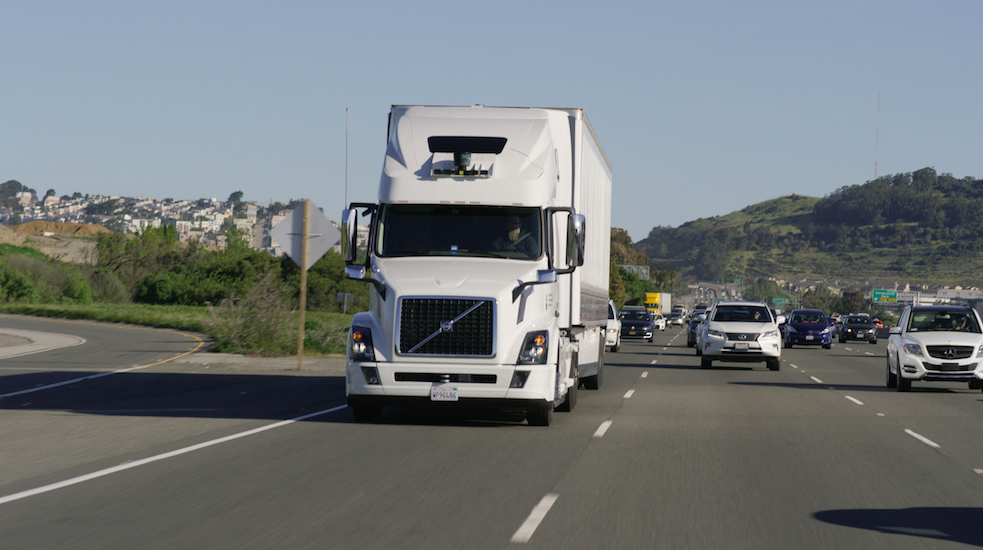 Uber shows off its upgraded fleet of autonomous trucks