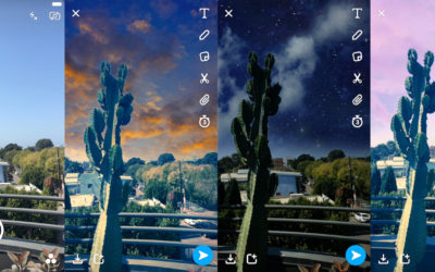 Snapchat’s new filters make your photo backgrounds look surreal