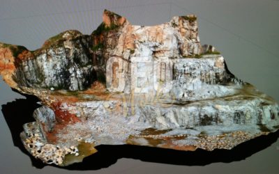 Quarry survey 3D model using photogrammetry sUAV scan at Kota Tinggi, Johor.