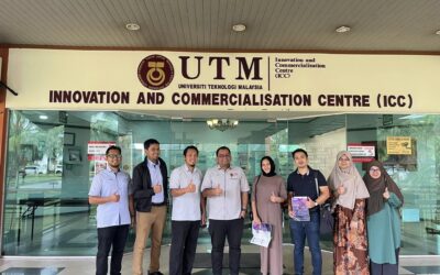 Visit from Petronas to Oil2Wang Kiosk and UTM Incubator at Technovation Park