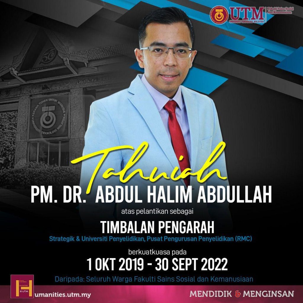 Congratulations, Assoc Prof Dr Abdul Halim | Hadijah binti Jaffri