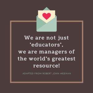 we are not just educators