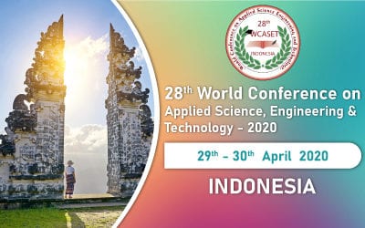 29th World Conference on Applied Science, Engineering and Technology