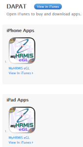 Hrmis Apps Store