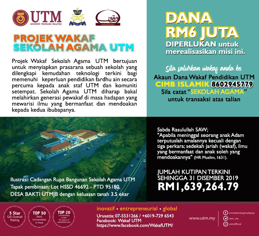 UTM Islamic Religious School Waqf Project | Muhammad Hanif Ramlee