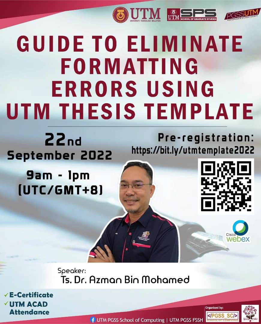 utm thesis manual 2022