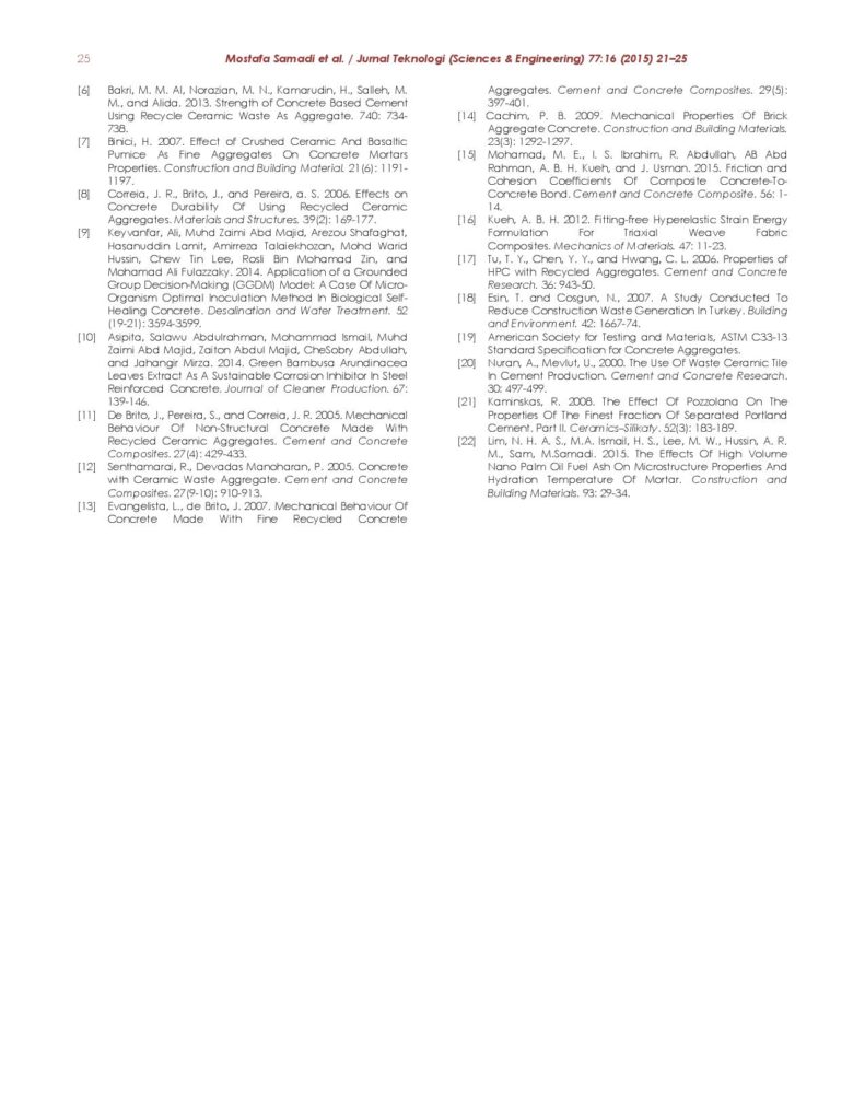 Incorporation of Homogenous Ceramic Tile Waste to Enhance Mechanical