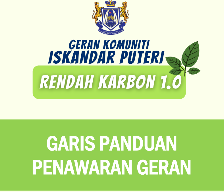 Geran Komuniti Iskandar Puteri Rendah Karbon