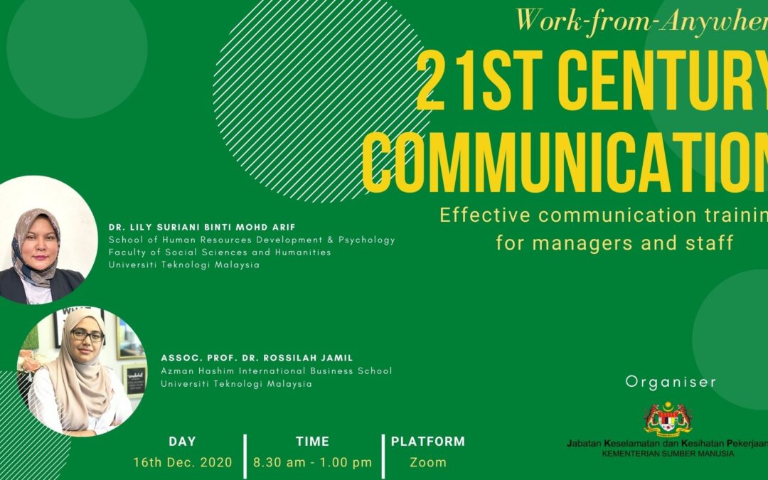 Workplace relationship through 21st century communication