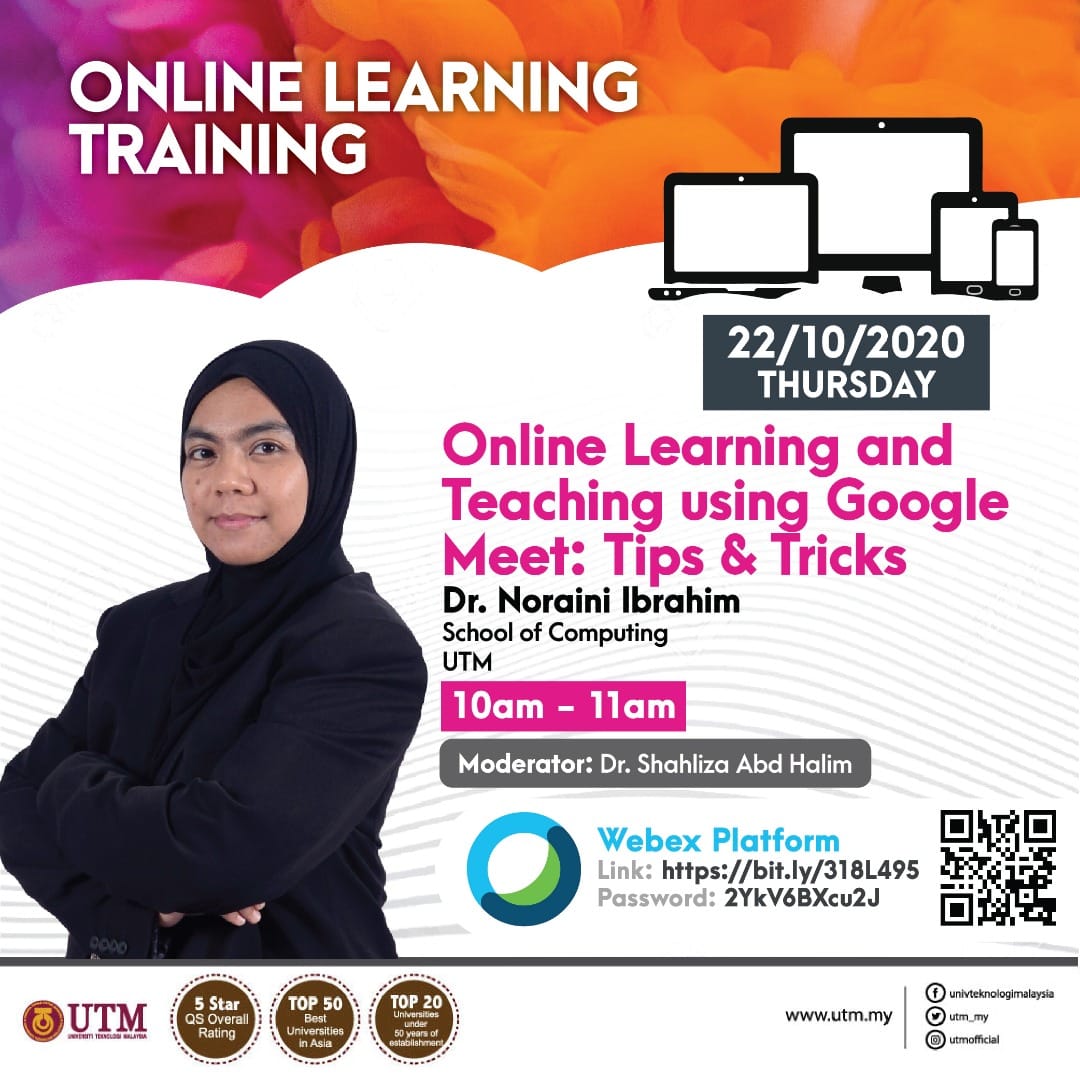 Online Learning And Teaching Using Google Meet Sabrinah Adam Online Learning And Teaching Using Google Meet Sabrinah Adam