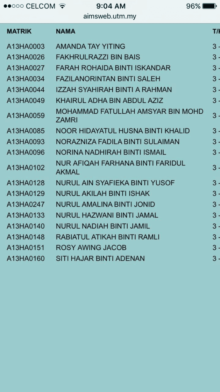 Hari Penasihat Akademik Dr Thoo Ai Chin