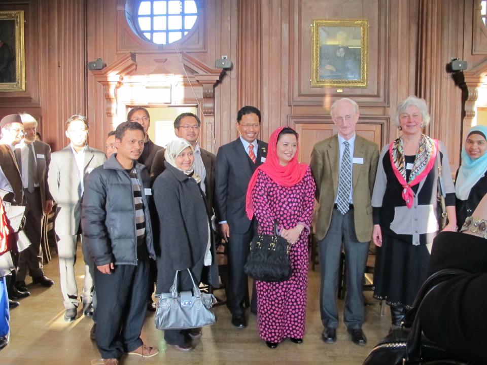 HRH Raja Zarith Sofiah at Somerville, Oxford