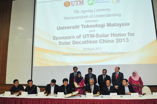 MoU Signing Ceremony between UTM and Four Organisations